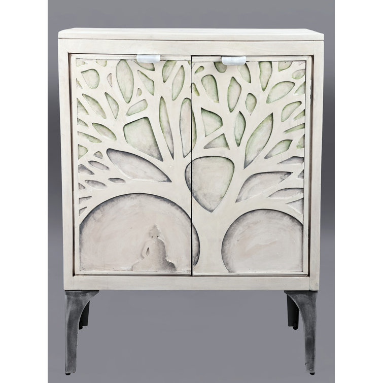 Bungalow Rose JordanJoseph Solid Wood Accent Wayfair